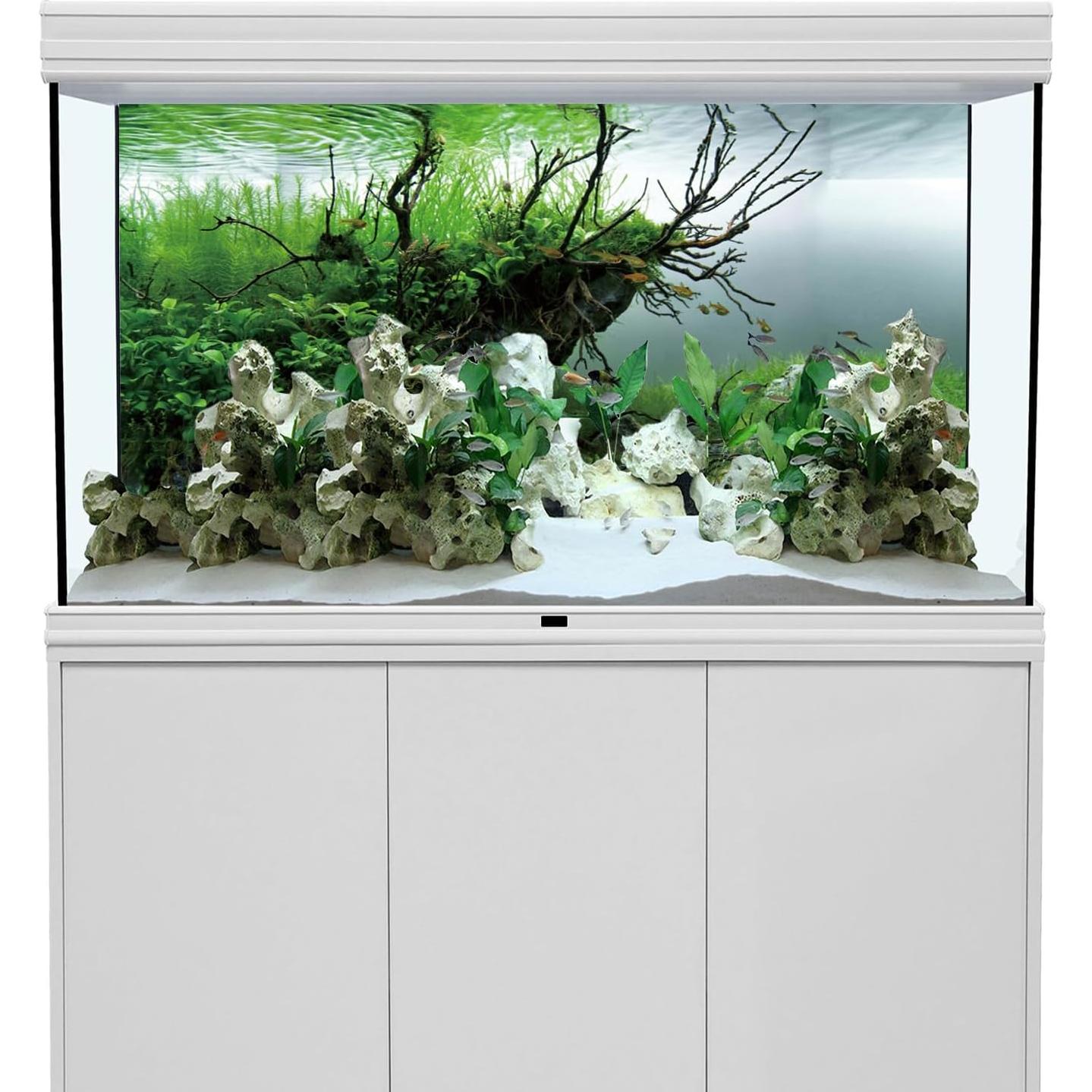 Fondo de Acuario 60x30 cm Vinilo AWERT Realista HD