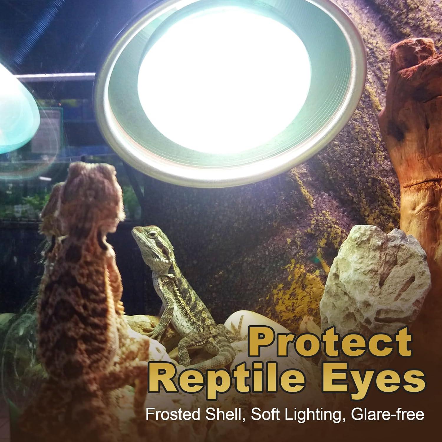 Bombillas de Calor para Reptiles MIXJOY 75W 2Pack UVA