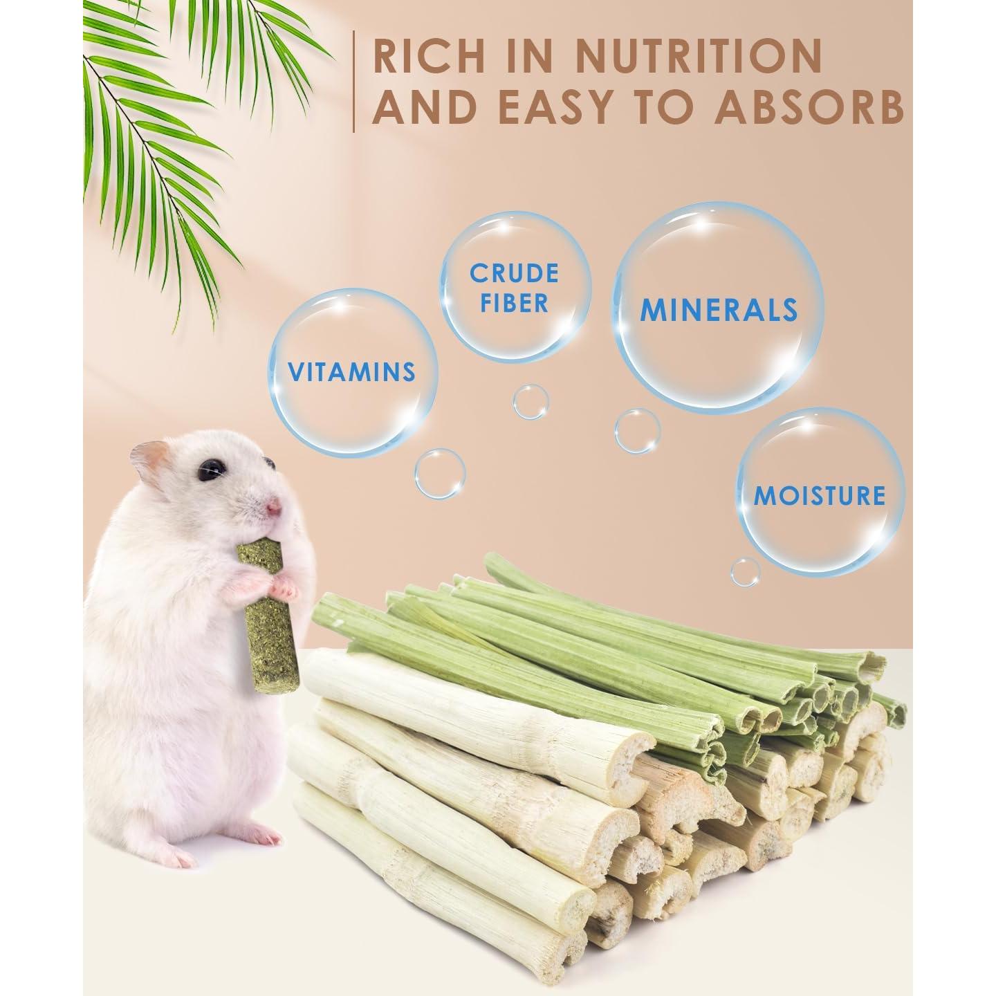 Bissap Palitos Masticables para Conejos y Roedores 40PCS