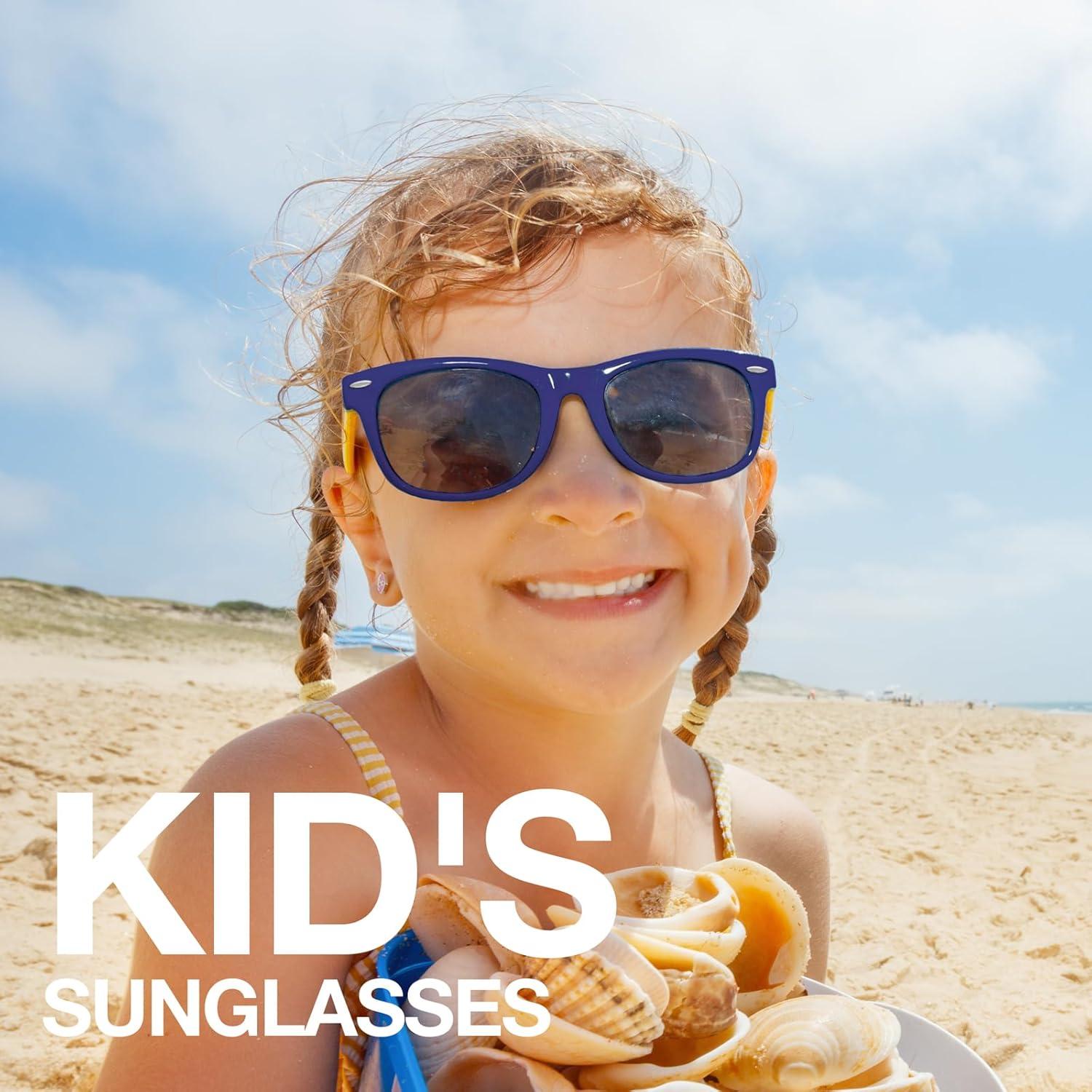 Gafas de sol RIVBOS para niños con protección UV polarizada