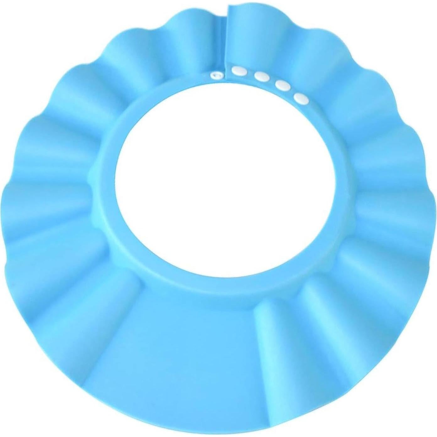 Gorro de Ducha Ajustable para Bebé KOMIDK - Protección Azul