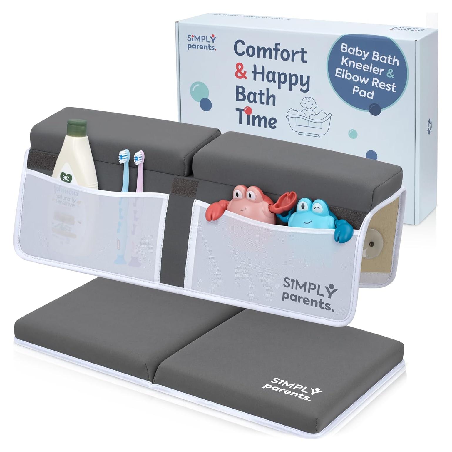 Almohadilla para Rodillas y Codos SIMPLY Parents - Gris, Antideslizante