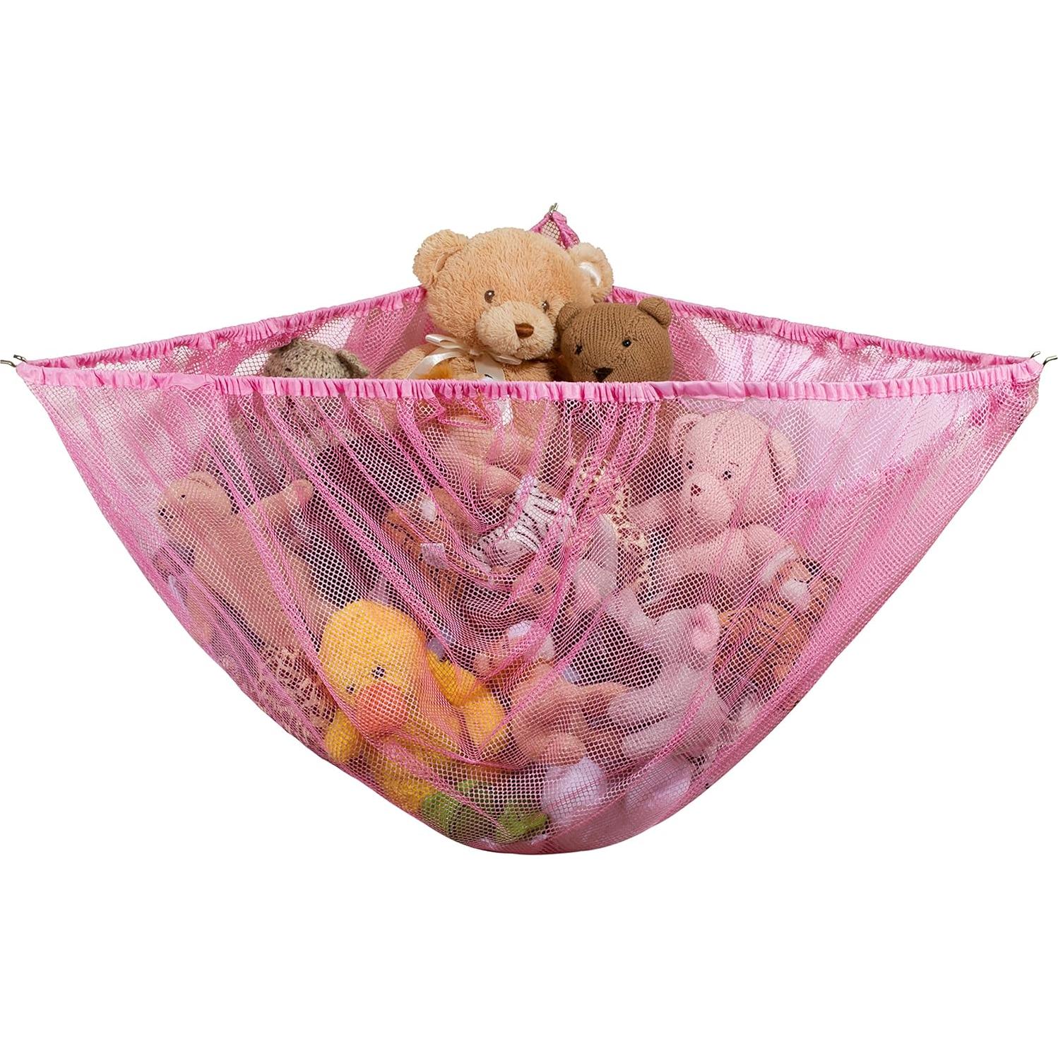 Hamaca Jumbo para Juguetes Handy Laundry - Malla Rosa 1.68m