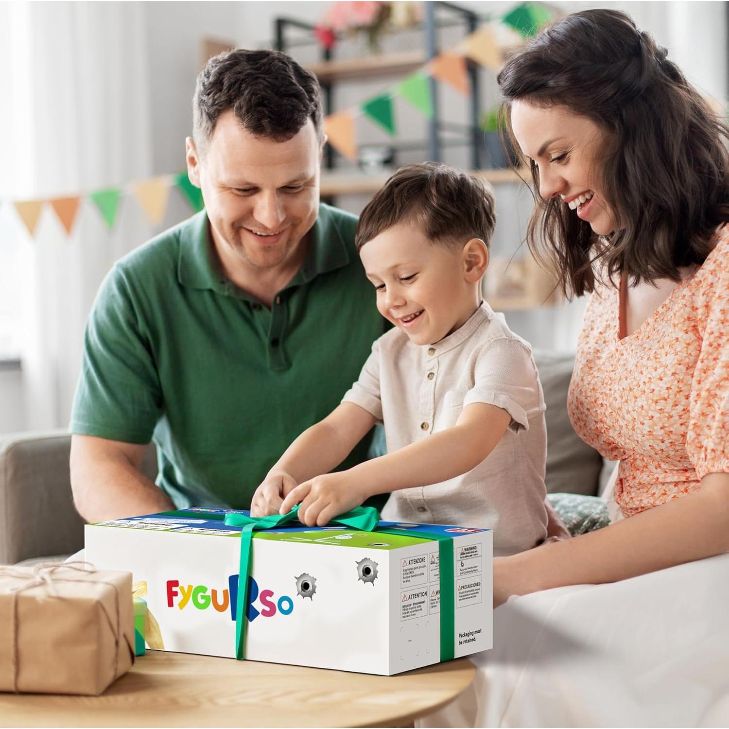 Juego de Tiro con Dardos de Espuma Fygurso Verde para 2 Jugadores