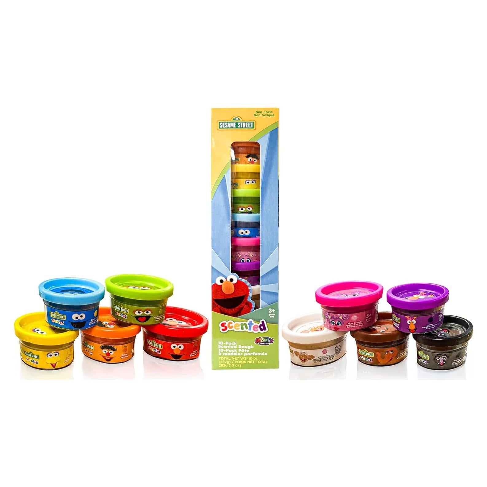 Paquete de 10 Latas de Masa de Plaza Sésamo Leap Year 28g