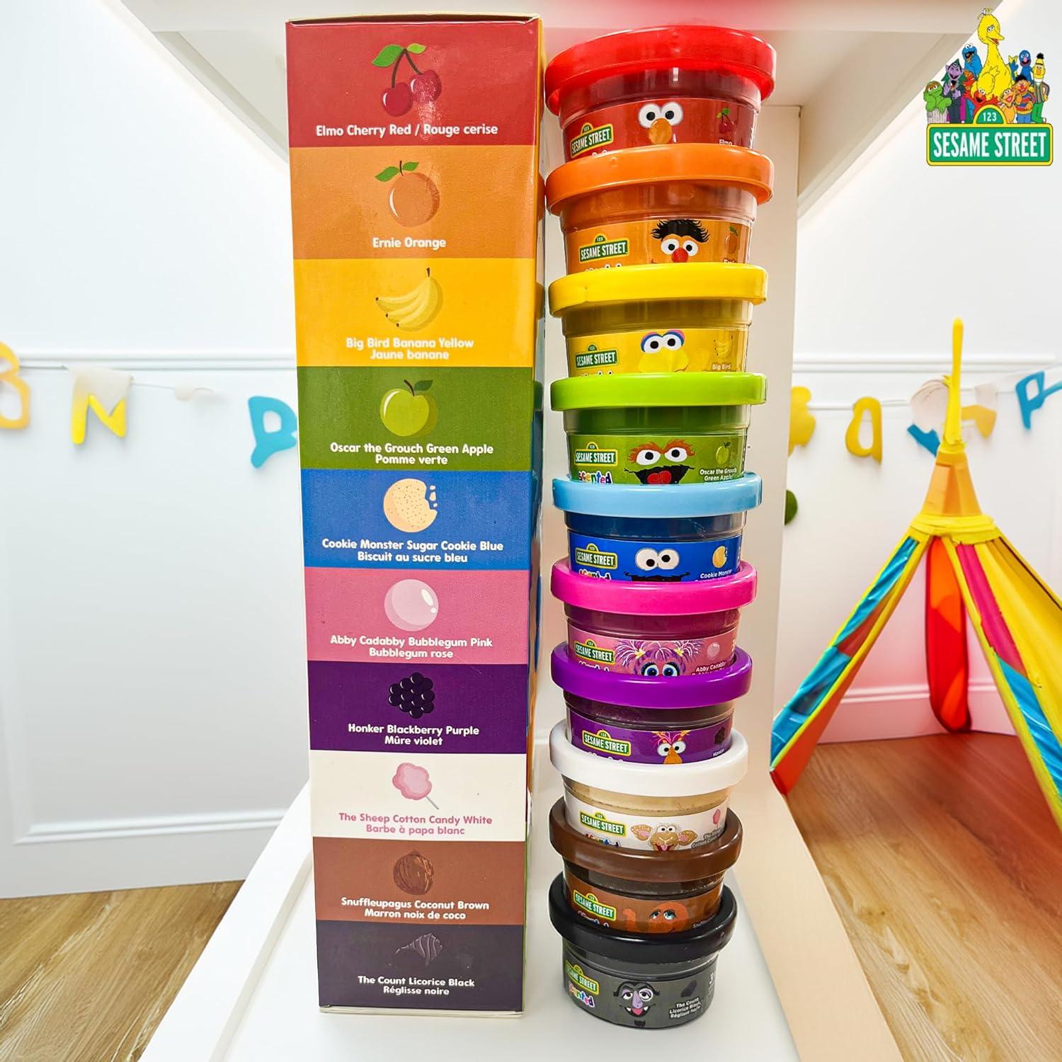 Paquete de 10 Latas de Masa de Plaza Sésamo Leap Year 28g