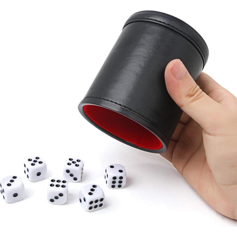 Copa de Dados Profesional Tuzama con 6 Dados Silenciosos