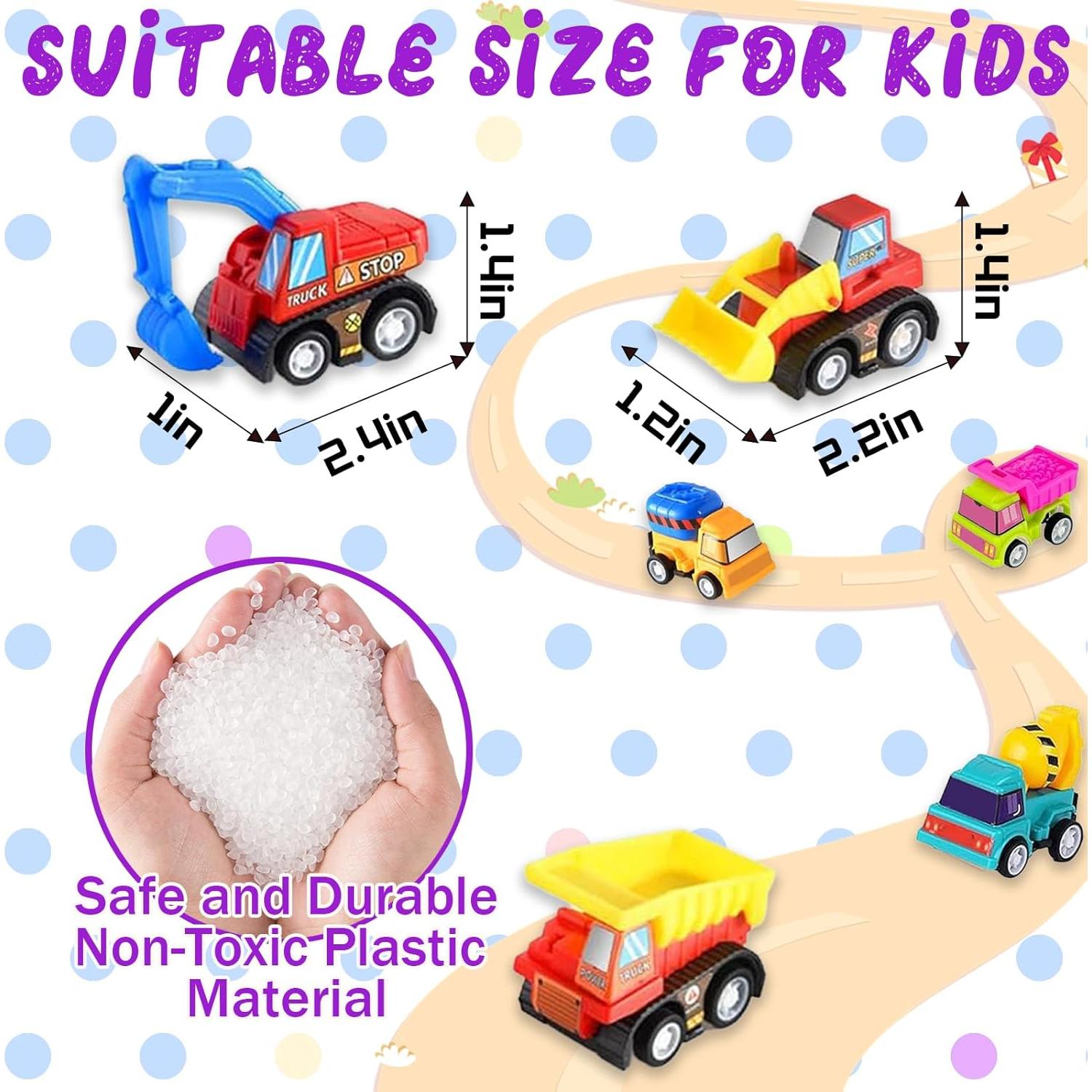 Set de 12 Coches de Retroceso Atiger para Niños 3+