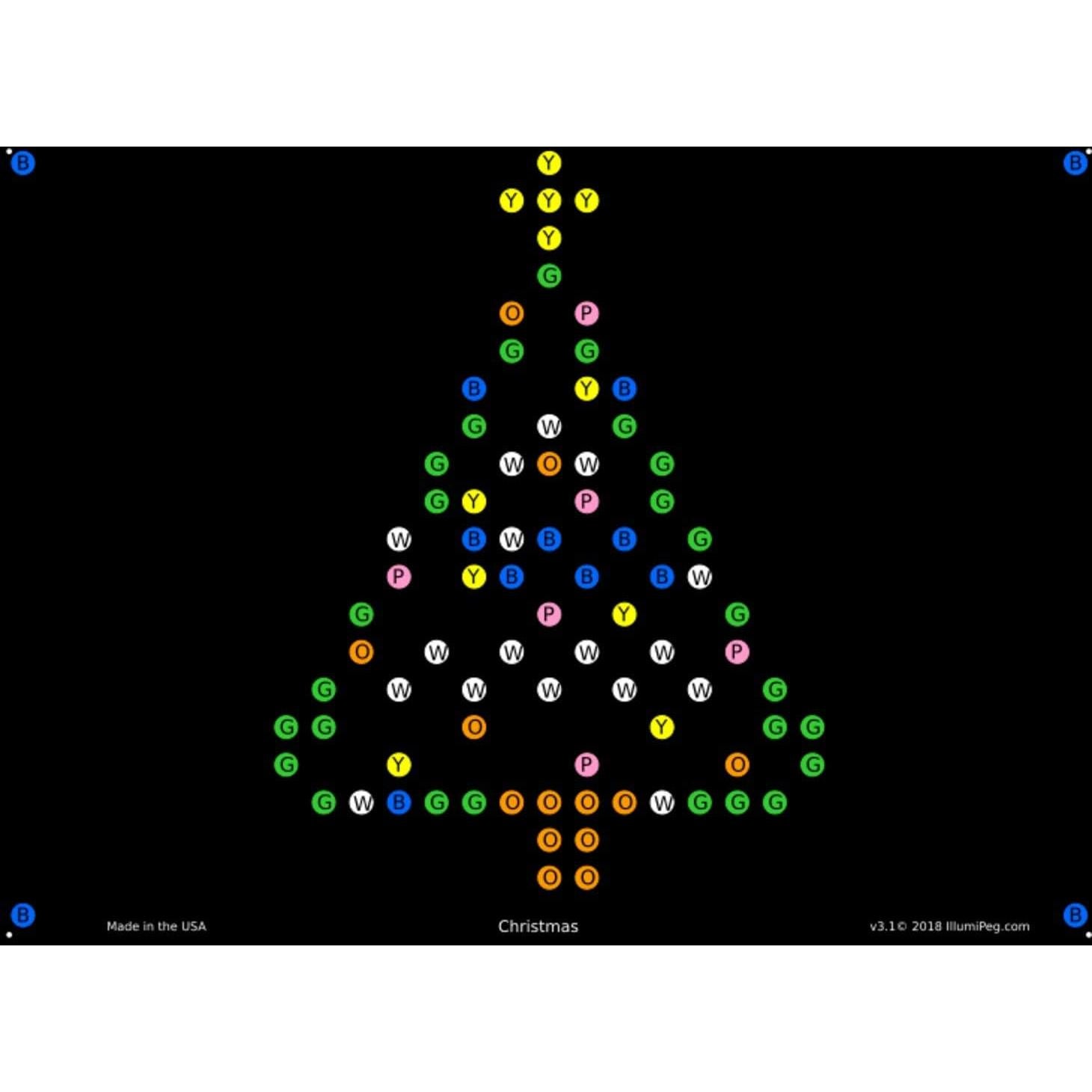 Plantillas de recarga IllumiPeg para Lite Brite Magic Screen - 12 diseños