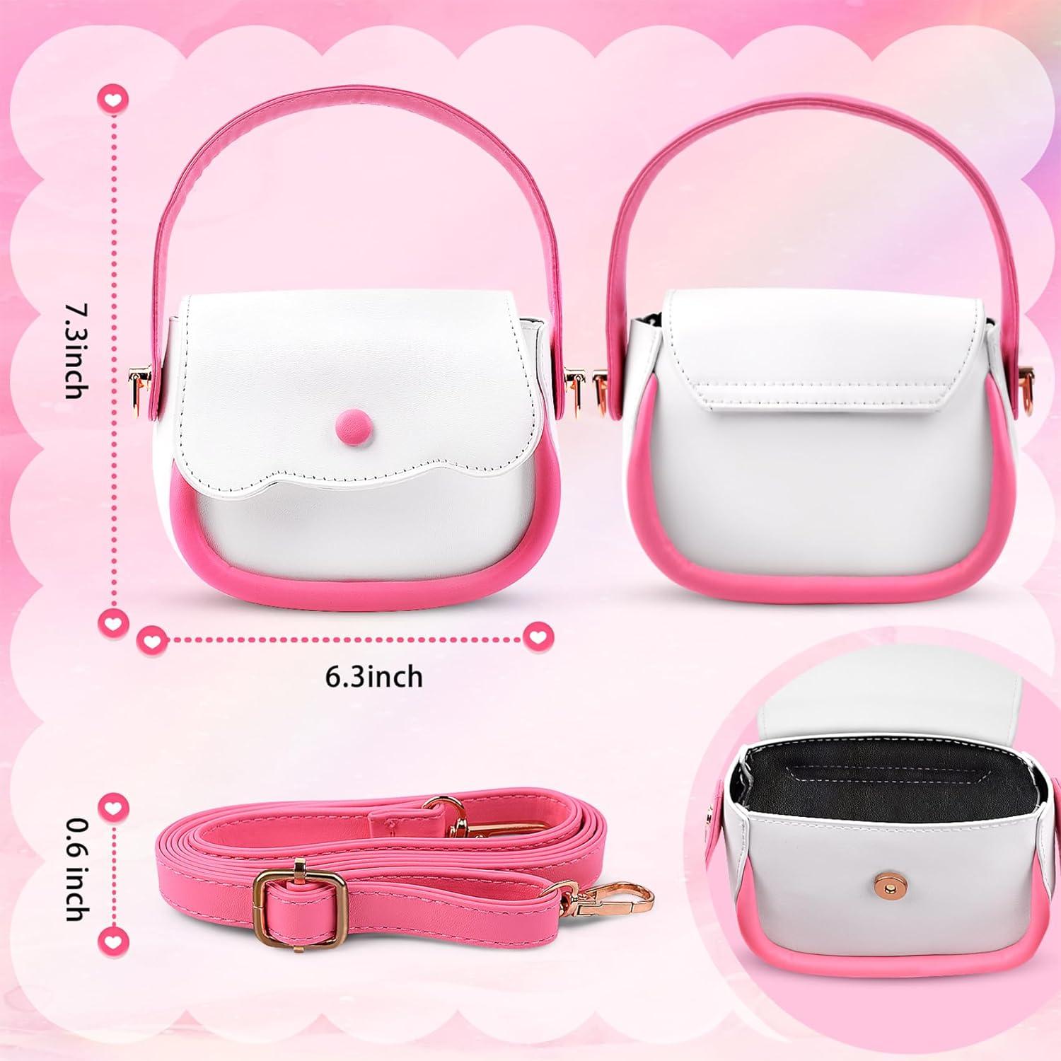 Cartera de Juego GJZZ para Niñas 3-8 Años - Set de Maquillaje Rosa