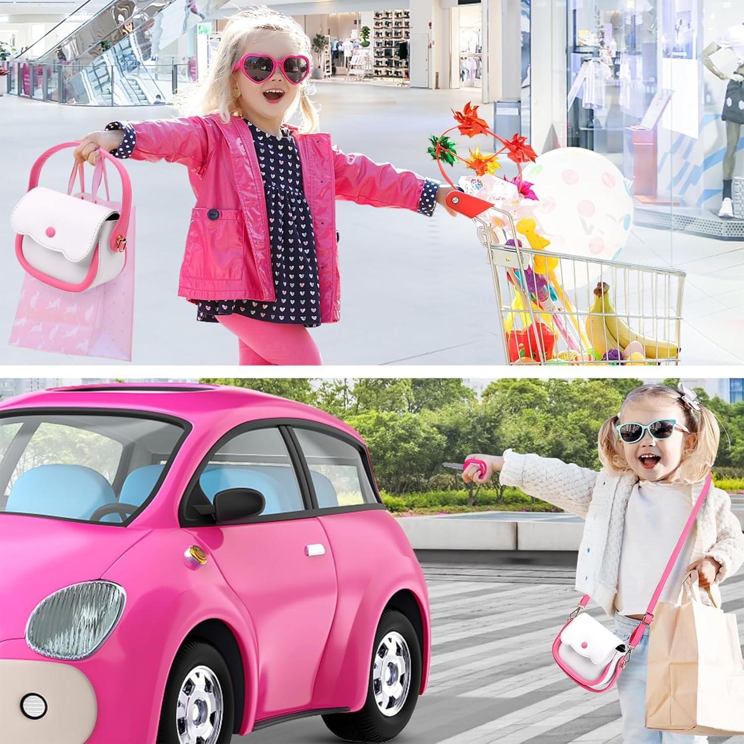 Cartera de Juego GJZZ para Niñas 3-8 Años - Set de Maquillaje Rosa