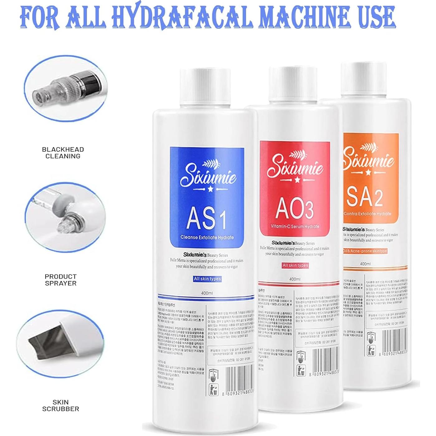 Máquina Facial de Hidrógeno y Oxígeno FIEIKBYY - 3 Serums 400ml