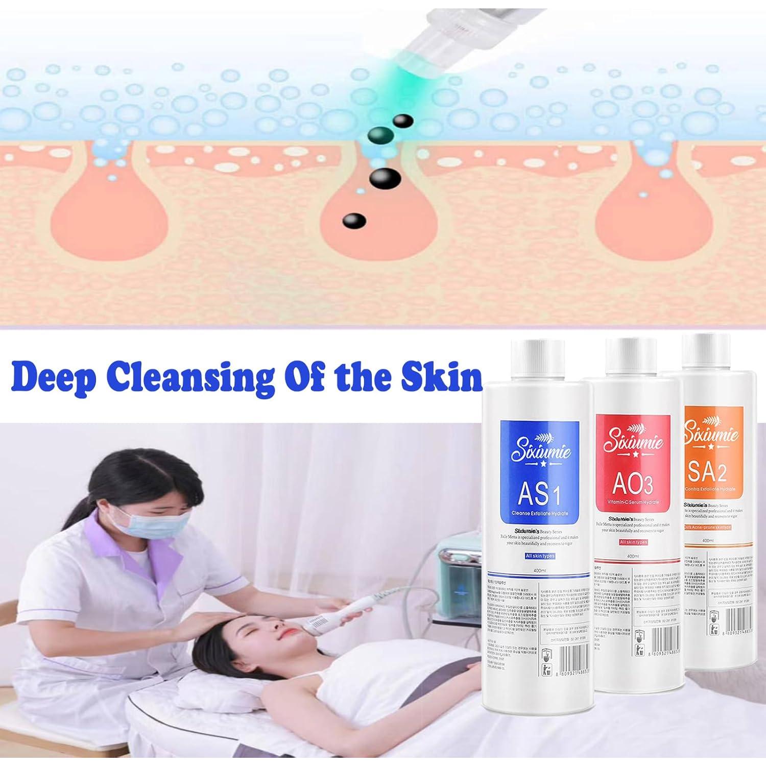 Máquina Facial de Hidrógeno y Oxígeno FIEIKBYY - 3 Serums 400ml