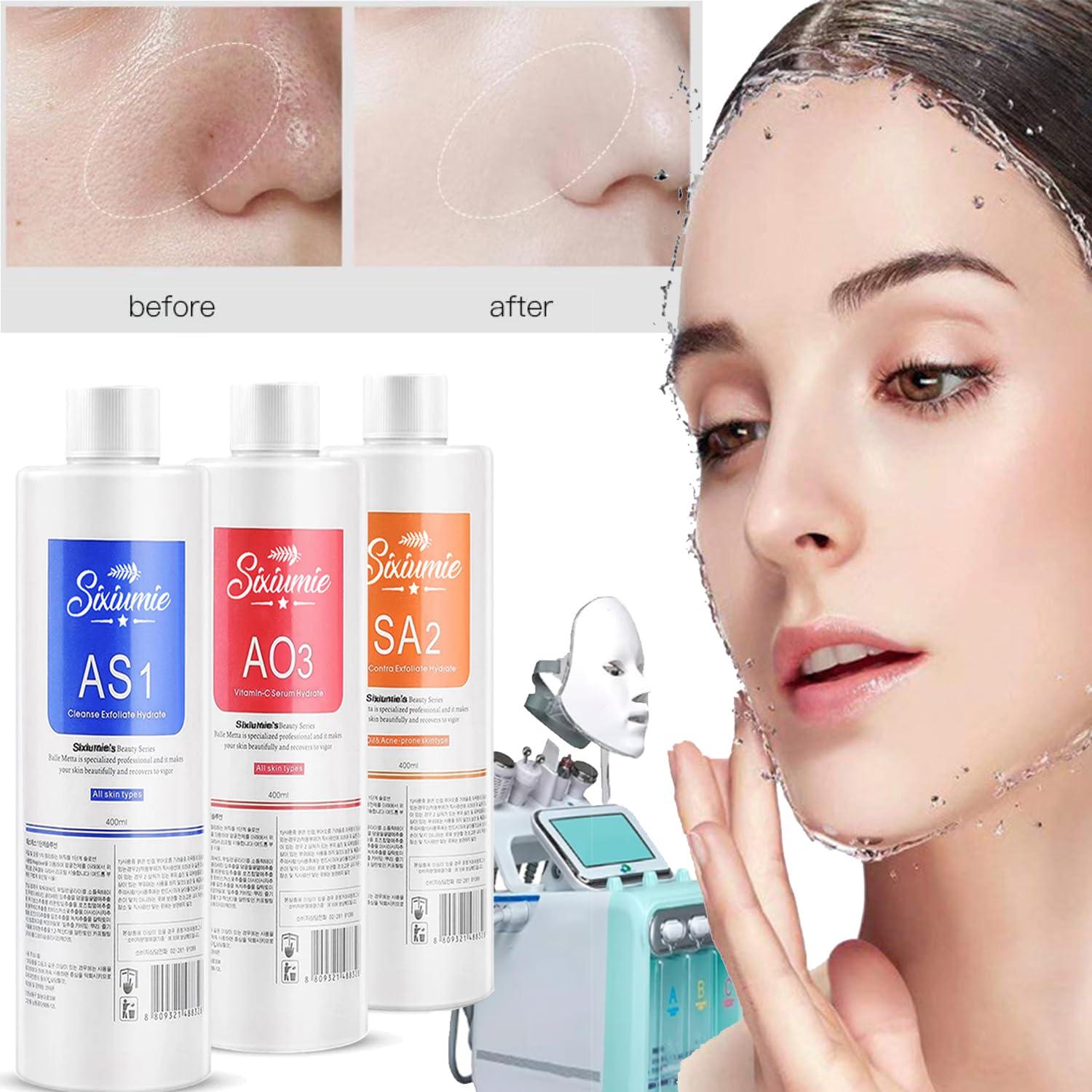 Máquina Facial de Hidrógeno y Oxígeno FIEIKBYY - 3 Serums 400ml