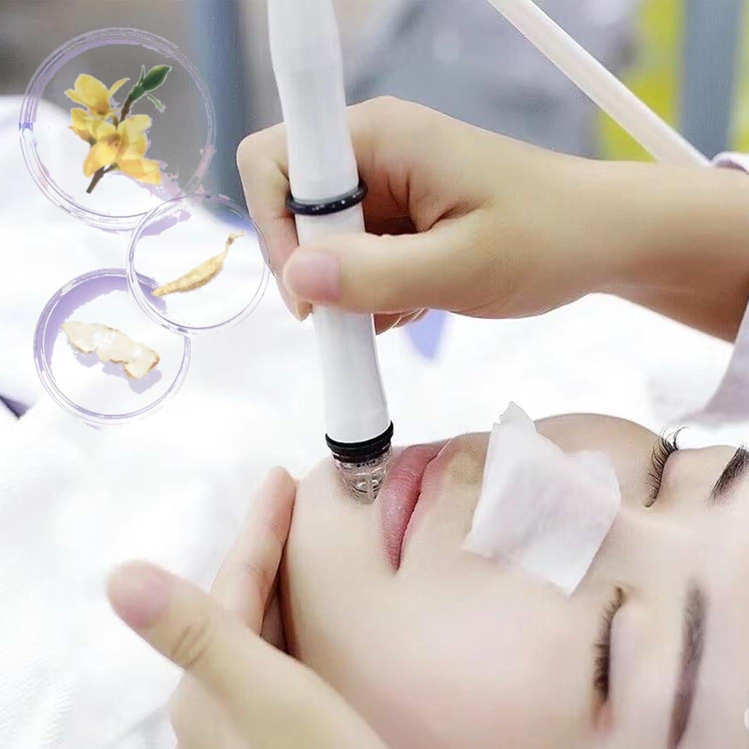 Máquina Facial de Hidrógeno y Oxígeno FIEIKBYY - 3 Serums 400ml