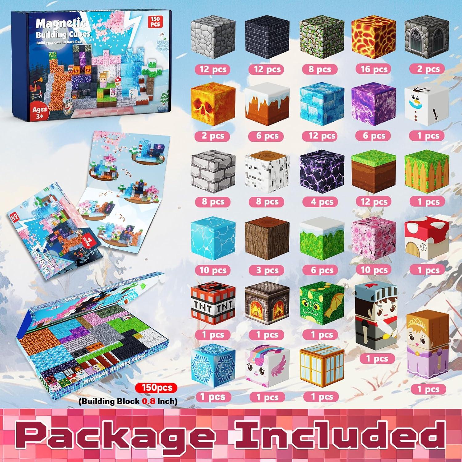 Bloques Magnéticos 150PCS Magnetopia Castillo Glaciar