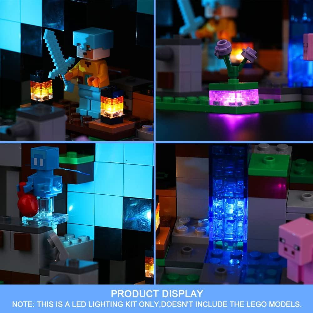 Kit de Luz LED VONADO para Lego Minecraft 21244 - Iluminación DIY