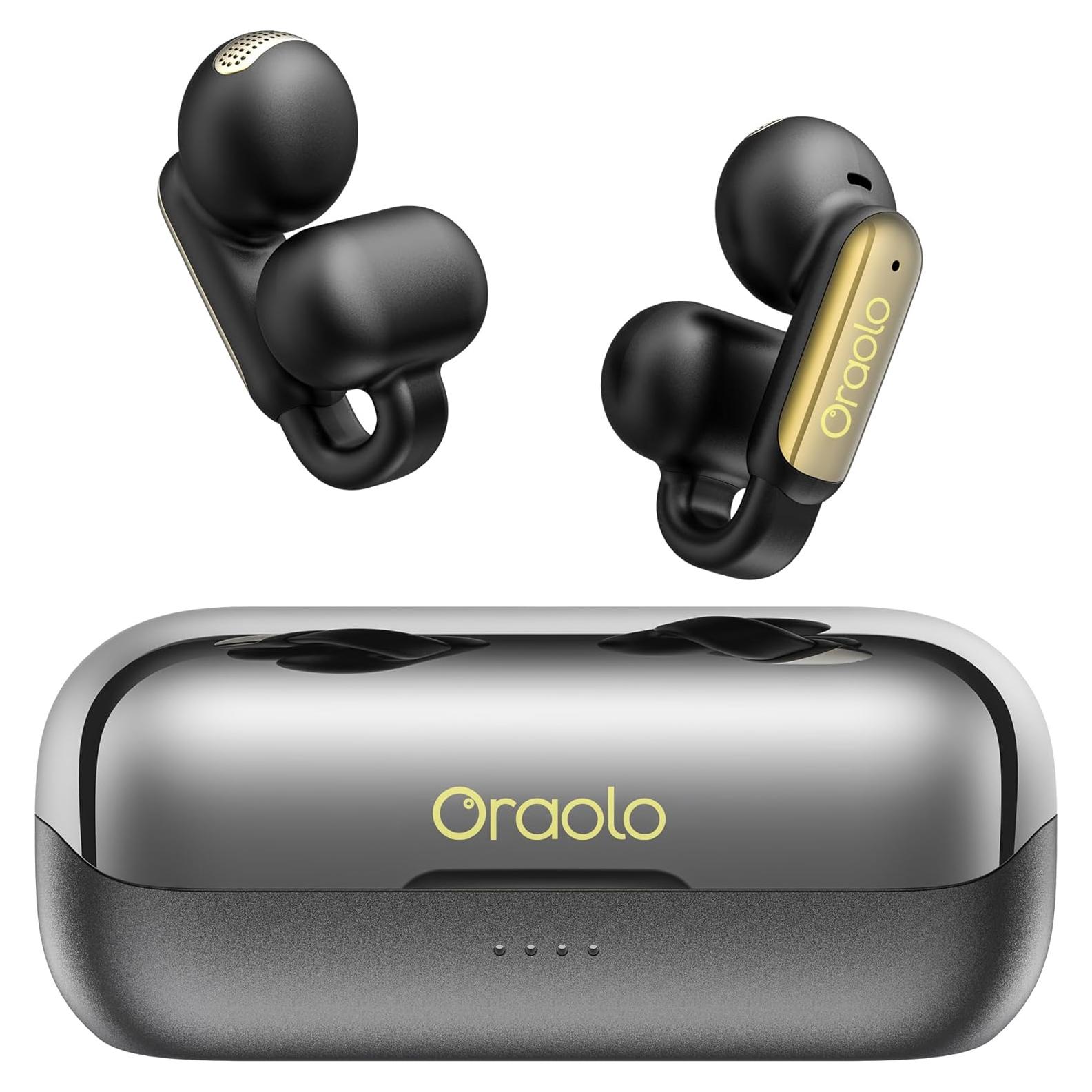Auriculares Bluetooth Oraolo OE02, Impermeables IPX5, 32H