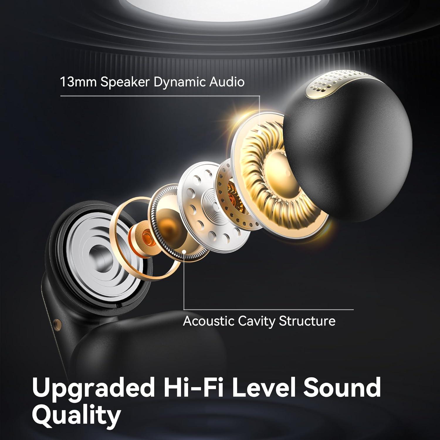 Auriculares Bluetooth Oraolo OE02, Impermeables IPX5, 32H