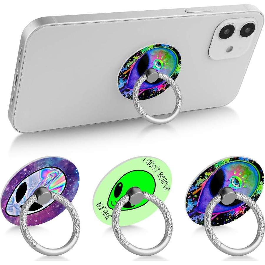 Soporte de Anillo Bonoma Alienígenas, Paquete de 3, 360°