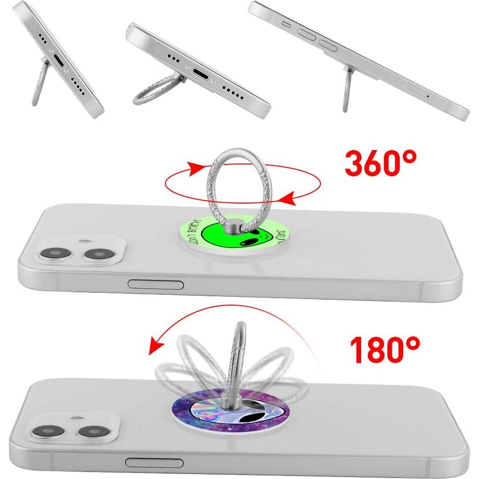 Soporte de Anillo Bonoma Alienígenas, Paquete de 3, 360°