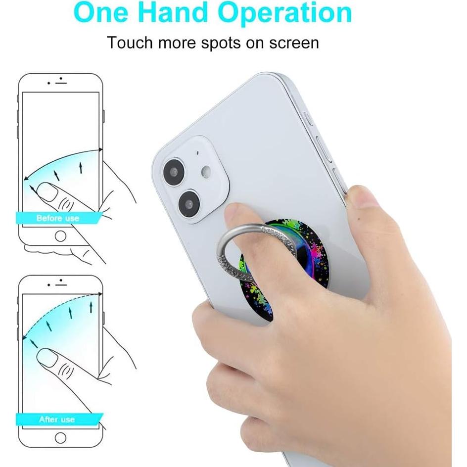 Soporte de Anillo Bonoma Alienígenas, Paquete de 3, 360°