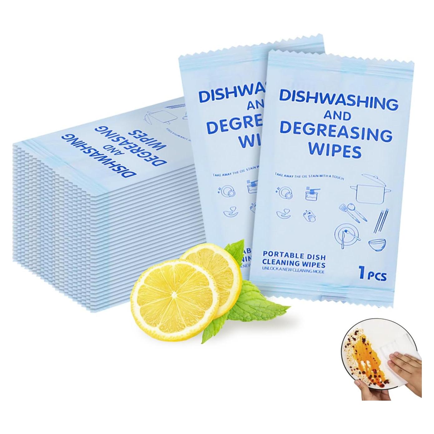 Toallitas de limpieza desechables Hipruict 100 unidades con jabón