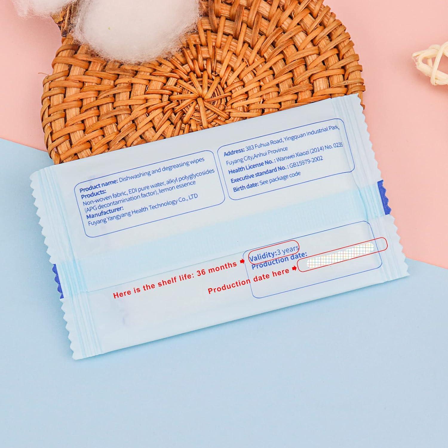 Toallitas de limpieza desechables Hipruict 100 unidades con jabón