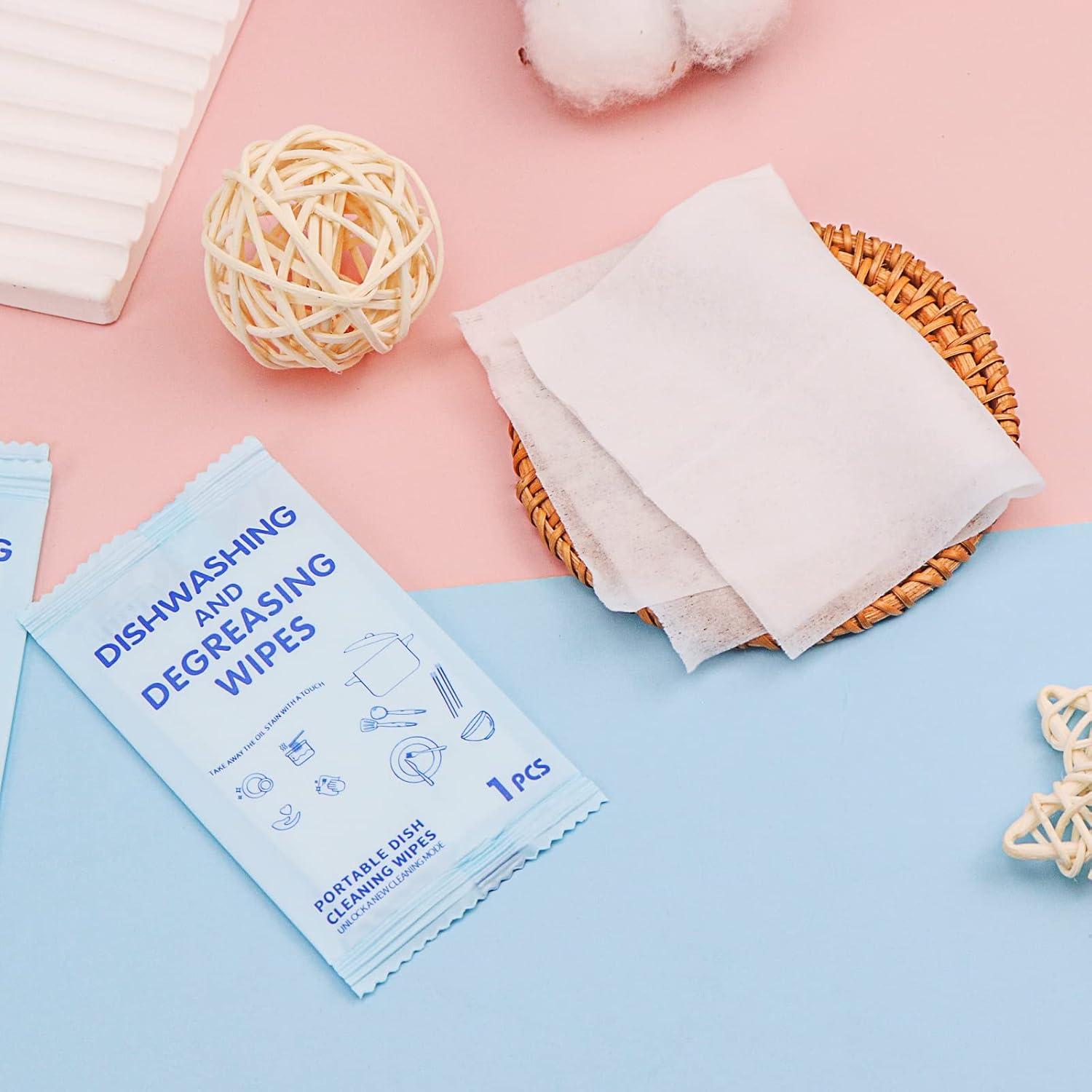 Toallitas de limpieza desechables Hipruict 100 unidades con jabón