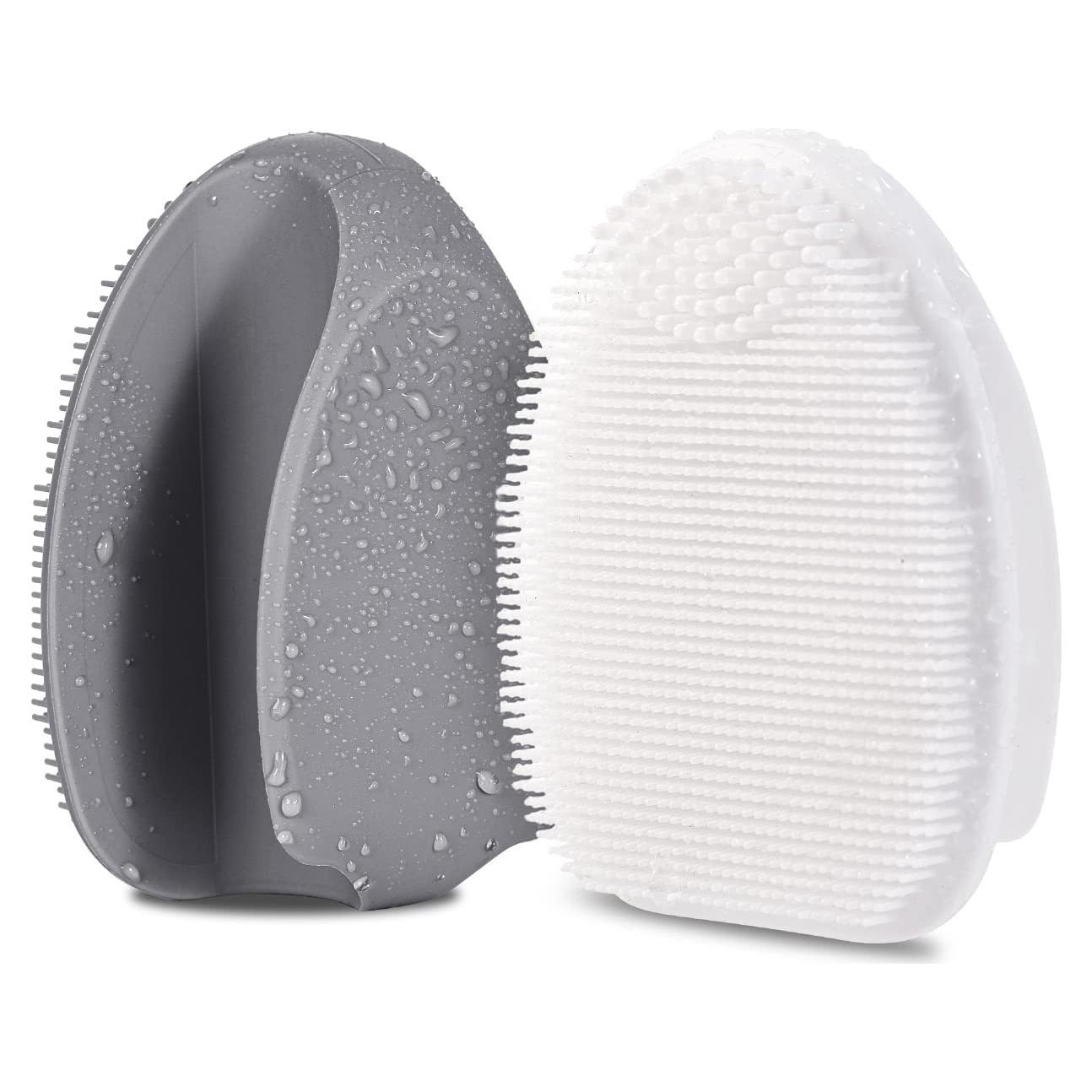 Exfoliador Facial de Silicona HieerBus - 2 Piezas, Limpieza Profunda