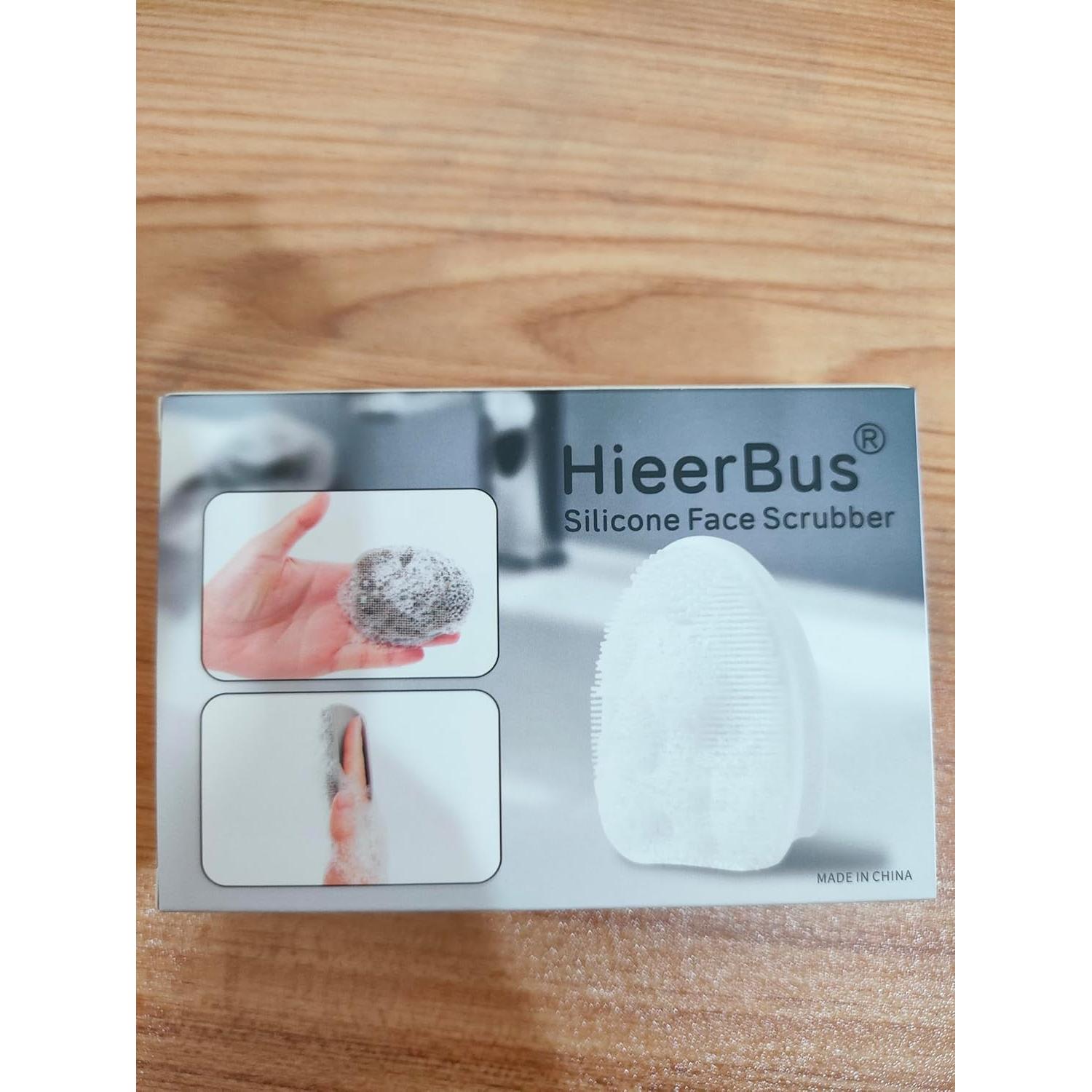 Exfoliador Facial de Silicona HieerBus - 2 Piezas, Limpieza Profunda