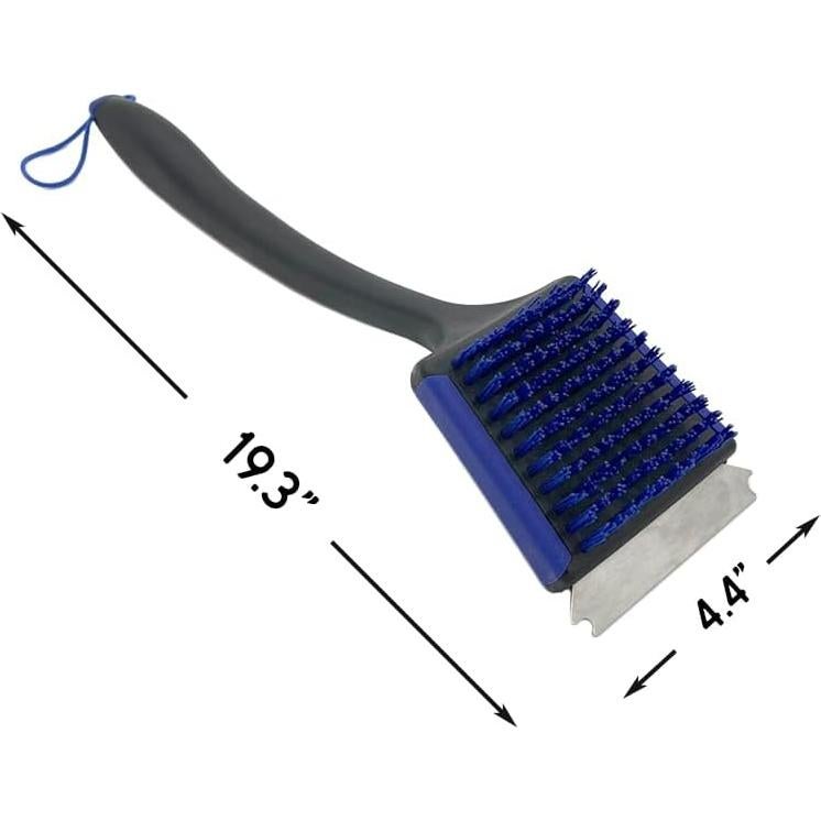 Cepillo para Parrilla Nexgrill 43.5 cm con Raspador - Cerdas de Nylon