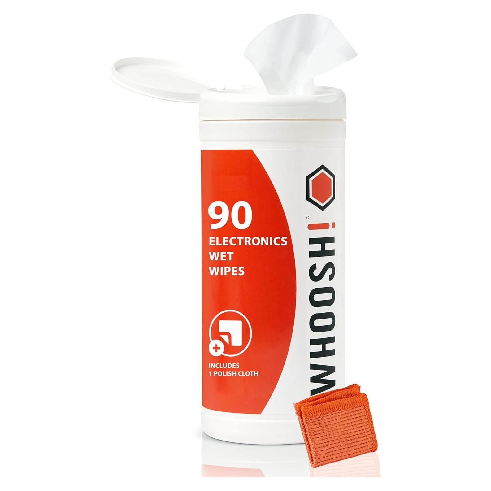 Toallitas Limpiadoras WHOOSH! Brillo de Pantalla 90 Unidades