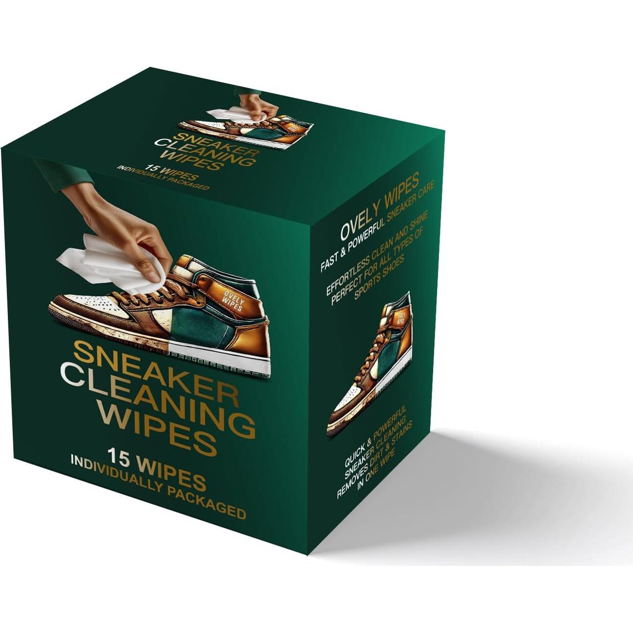 Toallitas de Limpieza para Zapatillas - Doble Textura 15 Unidades