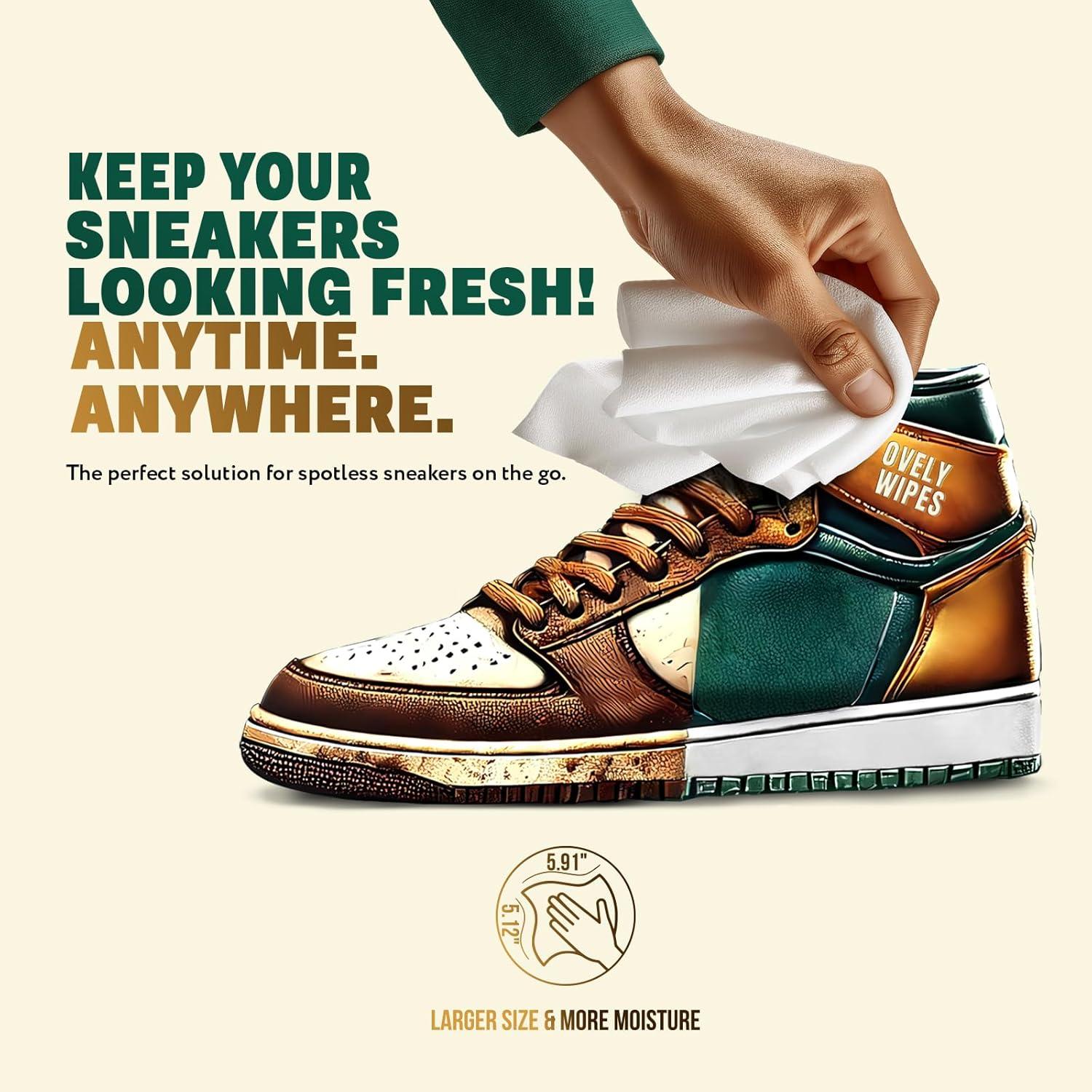 Toallitas de Limpieza para Zapatillas - Doble Textura 15 Unidades