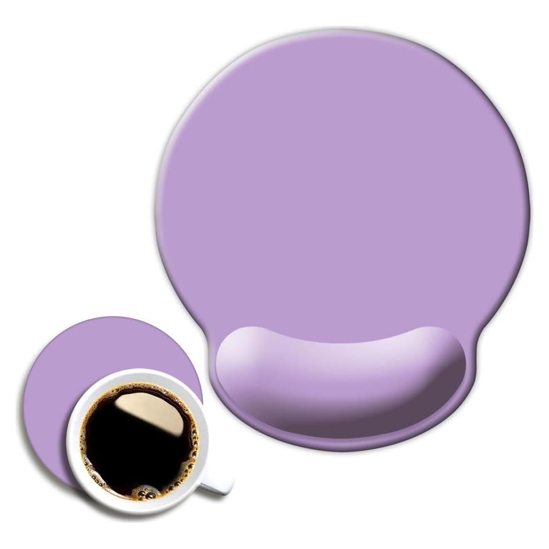 Almohadilla Ergonómica para Ratón DOOKE Púrpura 24.9x23.1cm