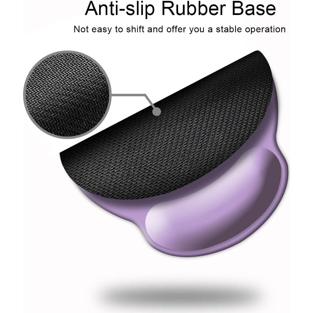 Almohadilla Ergonómica para Ratón DOOKE Púrpura 24.9x23.1cm