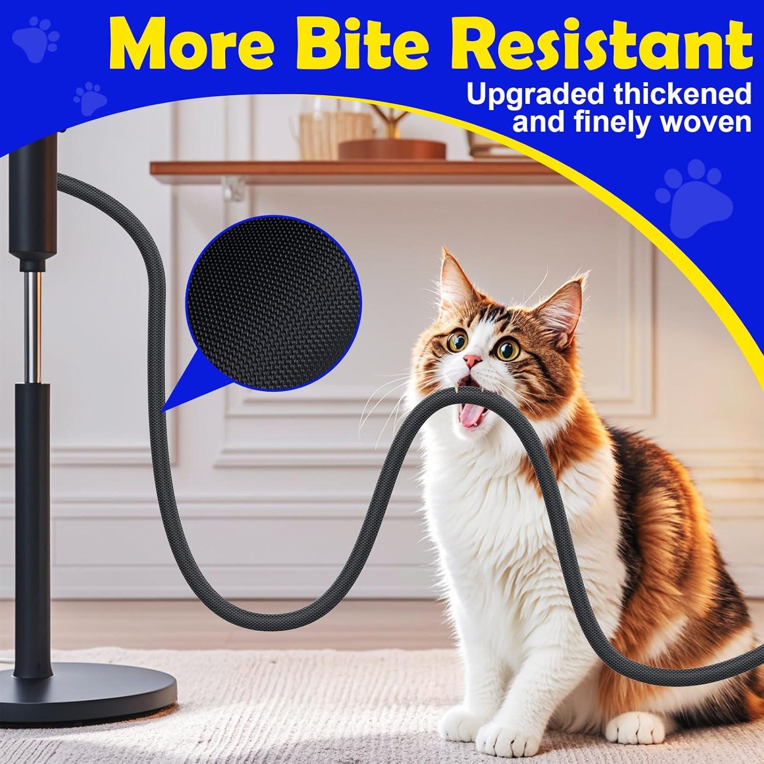 Protector de Cables para Mascotas UOMTFAI 1.27cm x 3.05m Negro