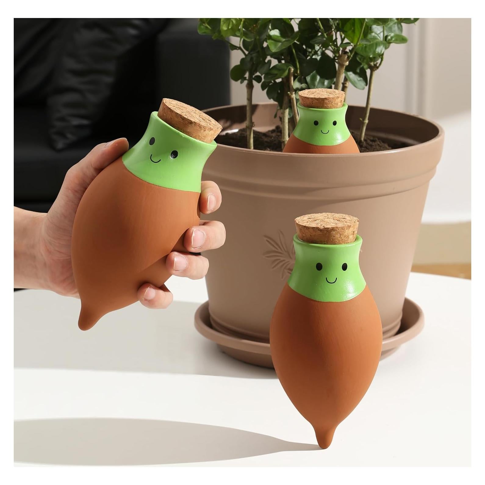 Ollas de Riego Autorriego Terracota KGCCIZI 2 Pcs 0.33L