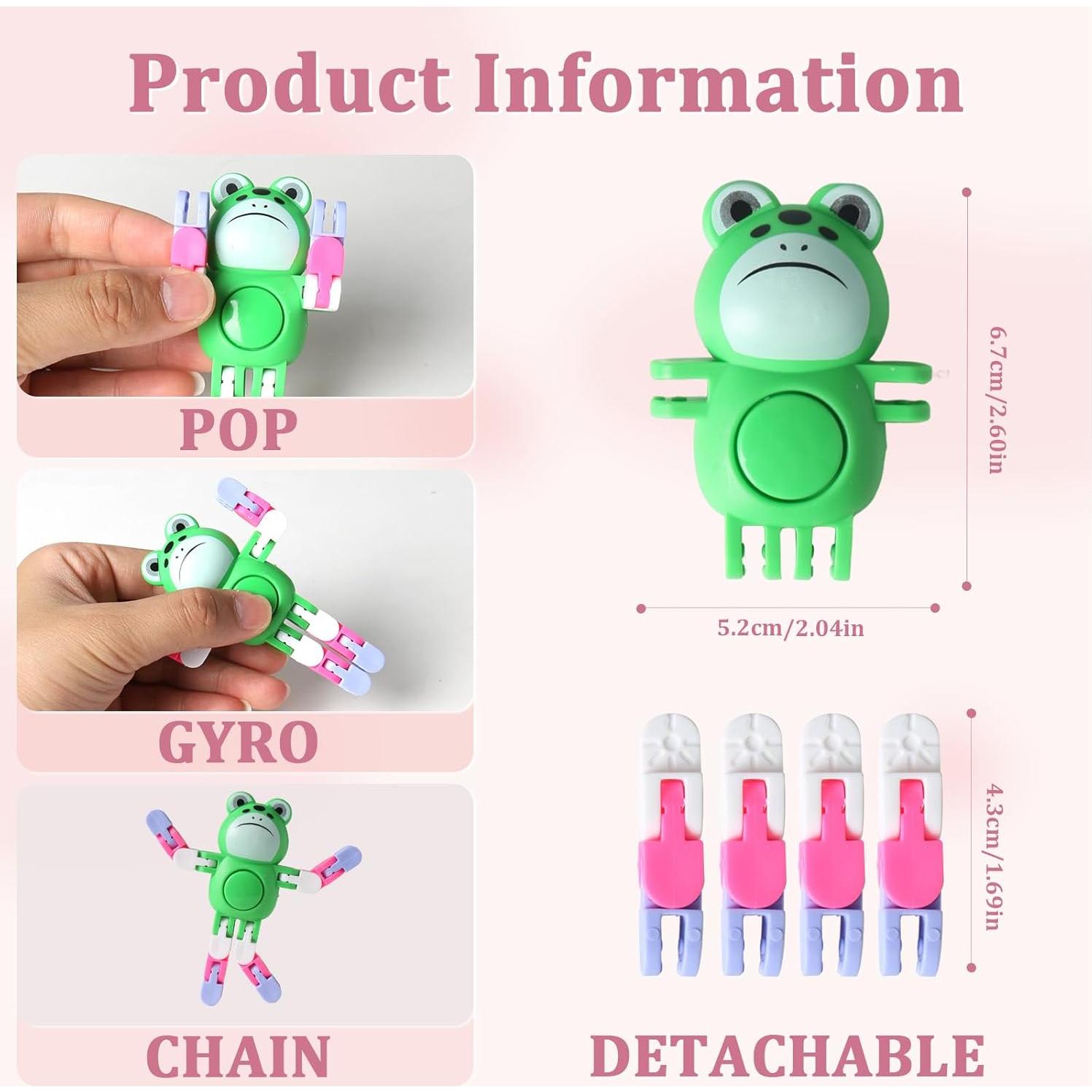 Juguetes Antiestrés Fidget Spinner Rana Robot REHALY 0.57 kg