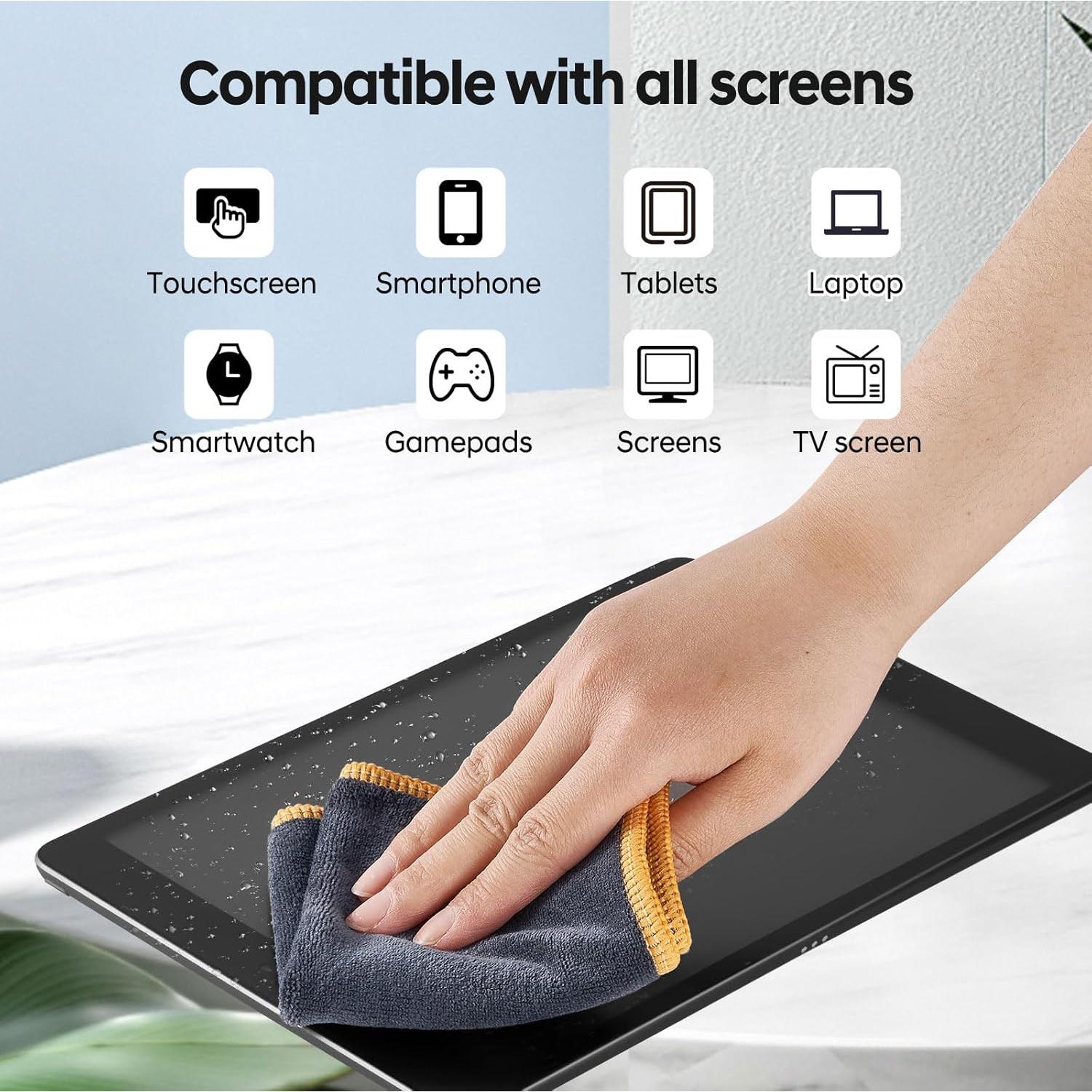 Limpiador de Pantallas YTT 370ml + Paño Microfibra - Kit