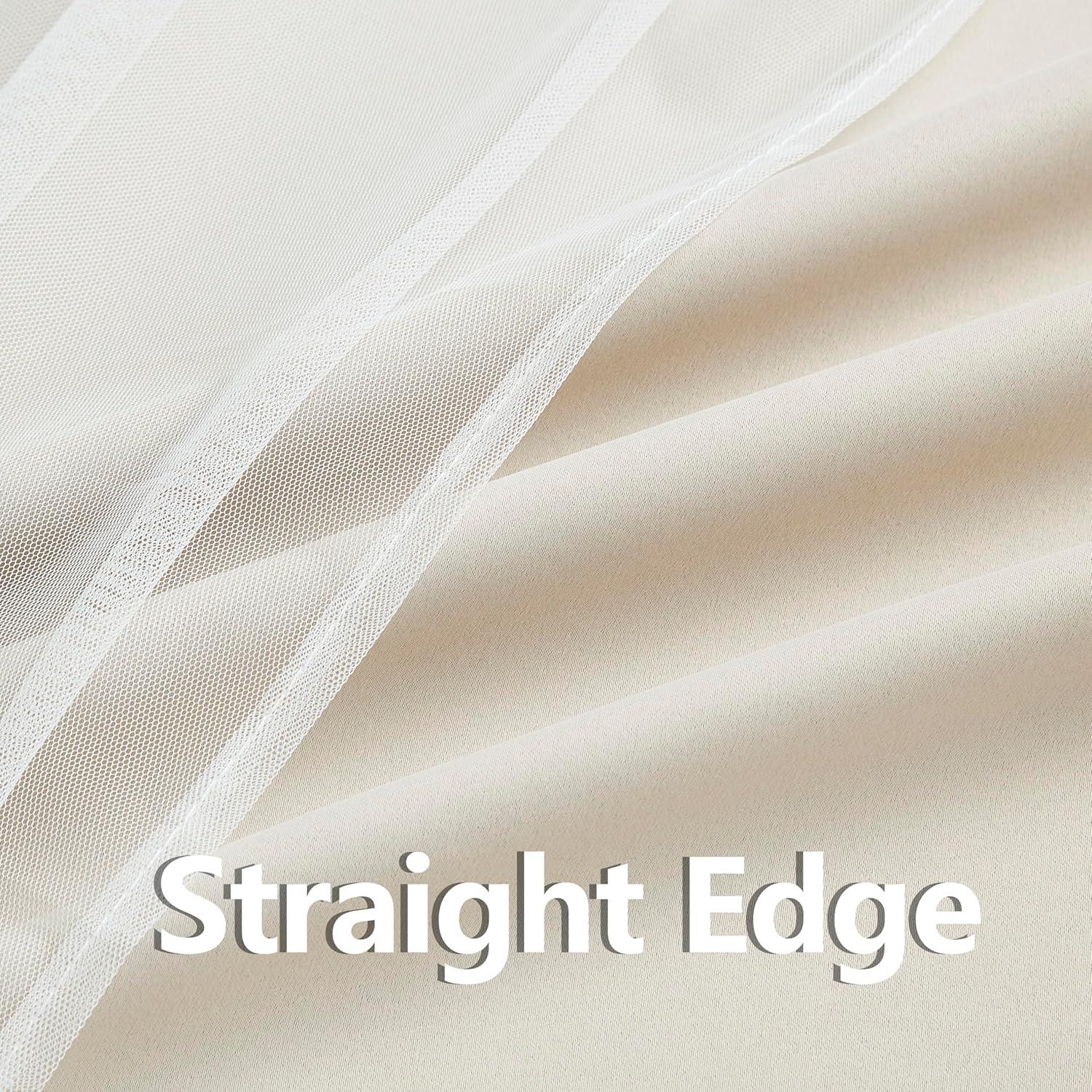 Cortinas Beige Blackout Bujasso 94x160 cm Doble Capa x2