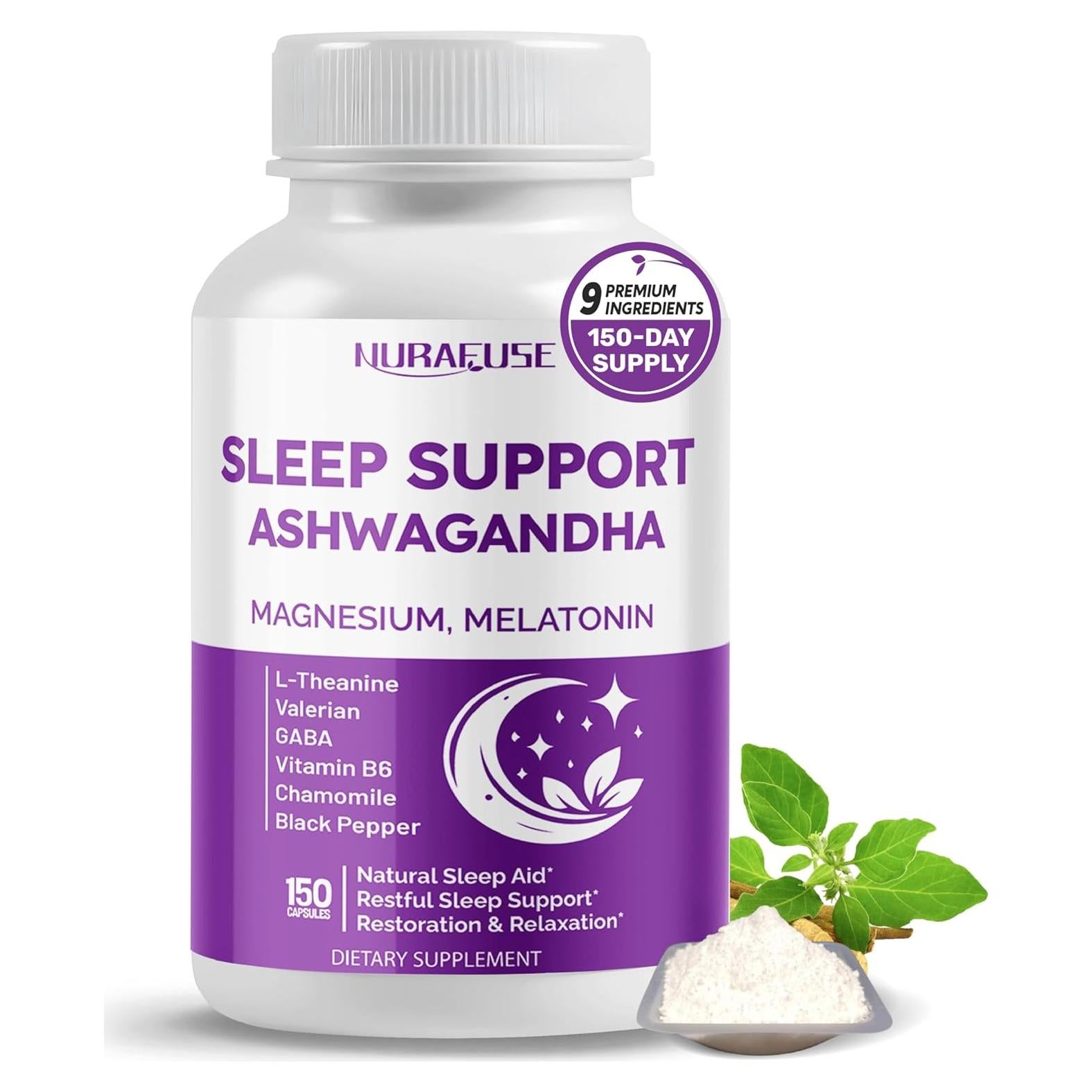 Suplemento Natural para el Sueño NURAFUSE 150 Cápsulas
