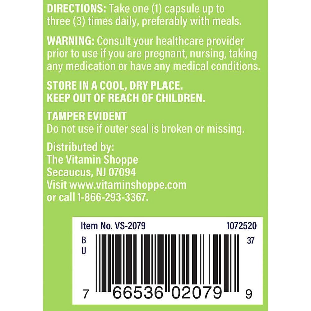 Extracto de Cardo Mariano The Vitamin Shoppe 70mg 100 Cápsulas