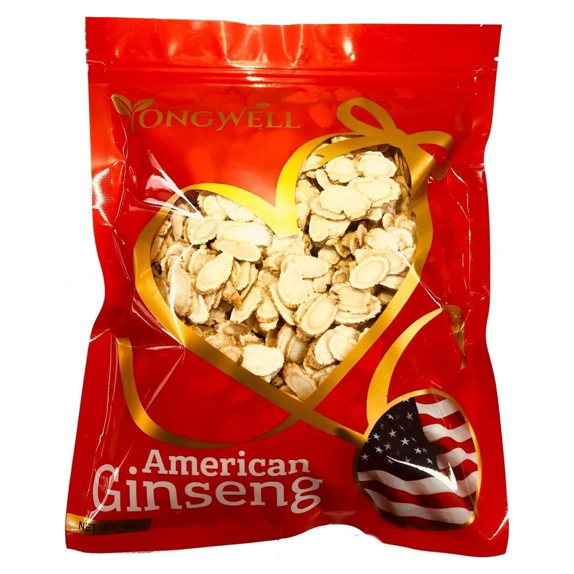 Rodaja de Ginseng Americano Grado A New Green Nutrition 454 g