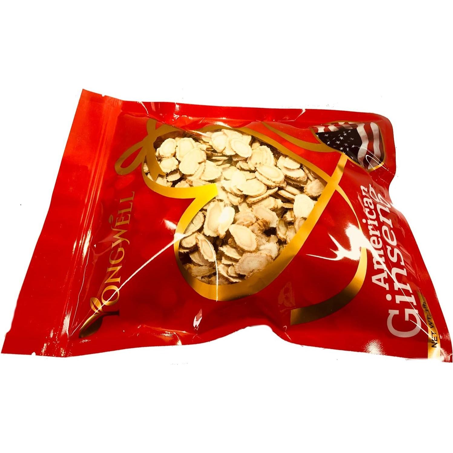 Rodaja de Ginseng Americano Grado A New Green Nutrition 454 g