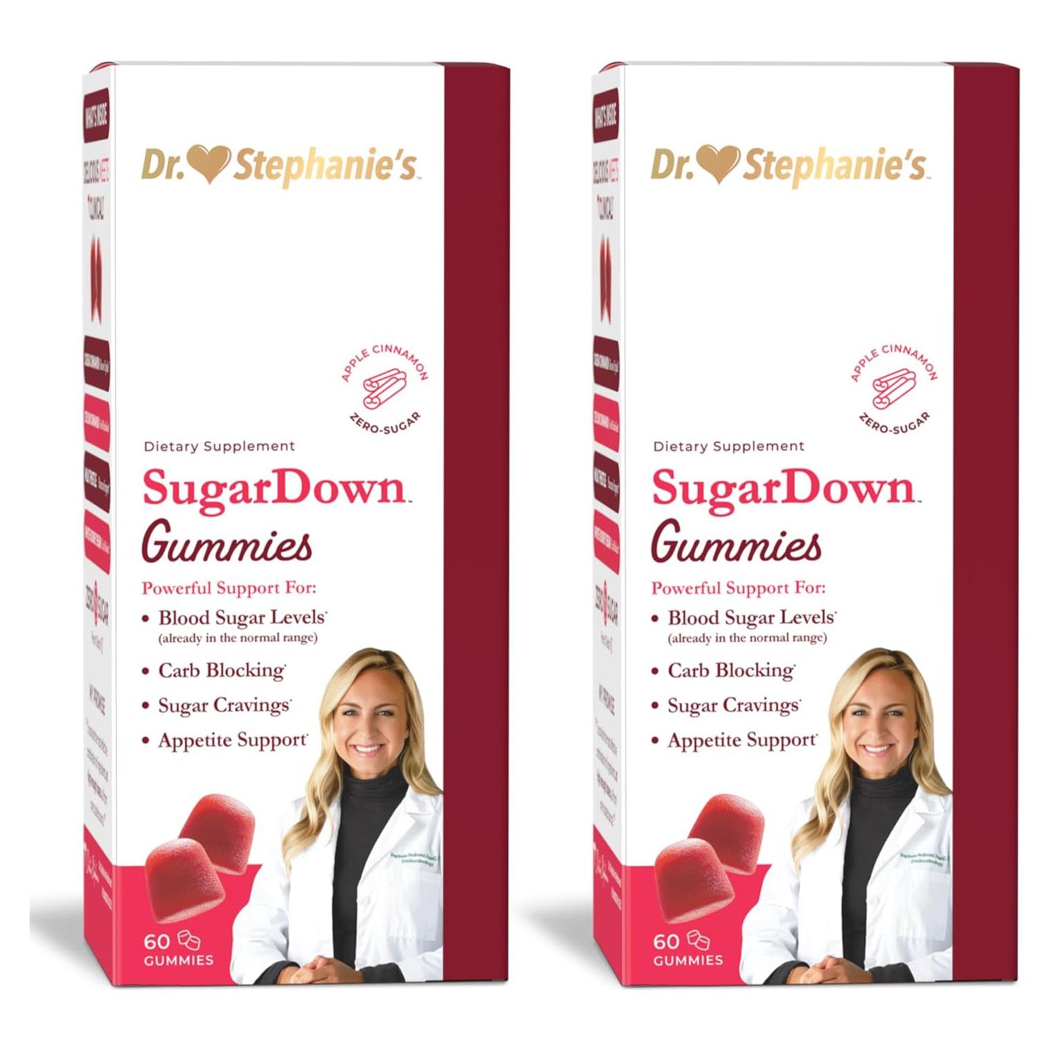 Gomitas SugarDown Dra. Stephanie - Suplemento Canela 2 Unidades