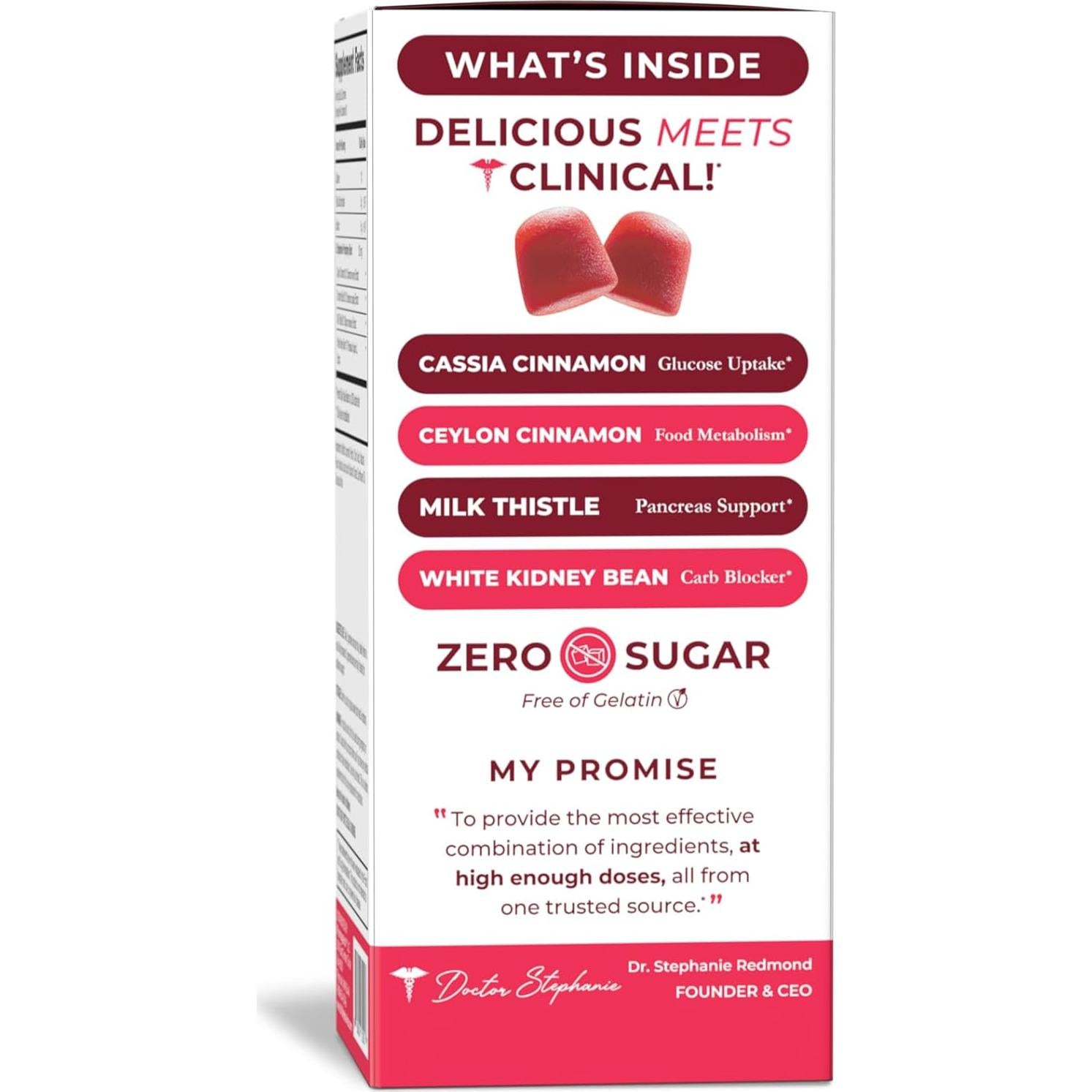 Gomitas SugarDown Dra. Stephanie - Suplemento Canela 2 Unidades