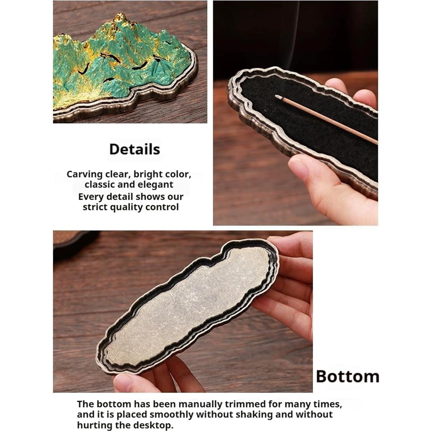 Soporte de Incienso Berg con Recogedor de Cenizas 14.4x5.3cm