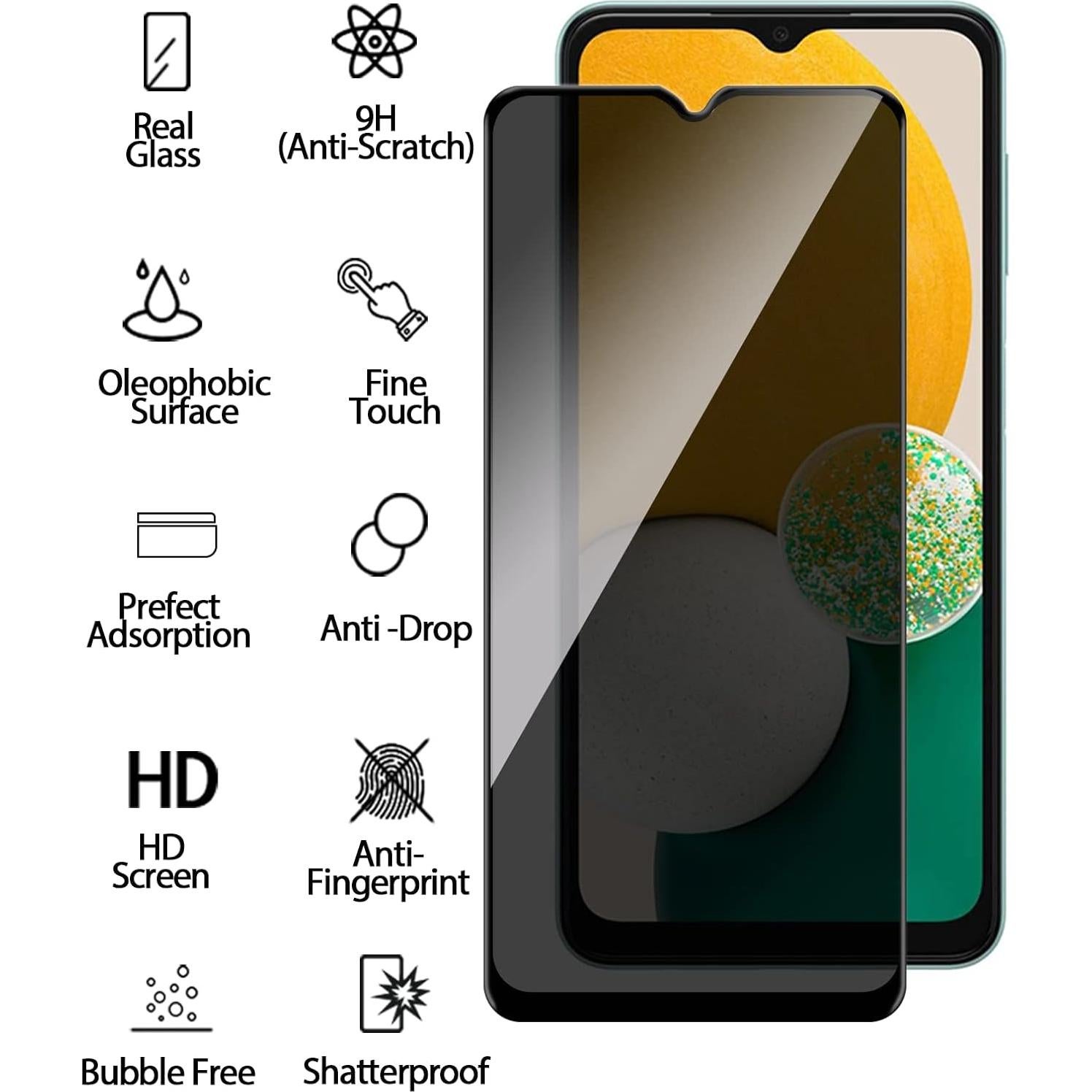 Protector de Pantalla Privado OWMGTS para Samsung Galaxy A13 5G
